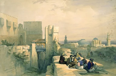 La cittadella di Gerusalemme, 19 aprile 1841, tavola 24 dal Volume I di 